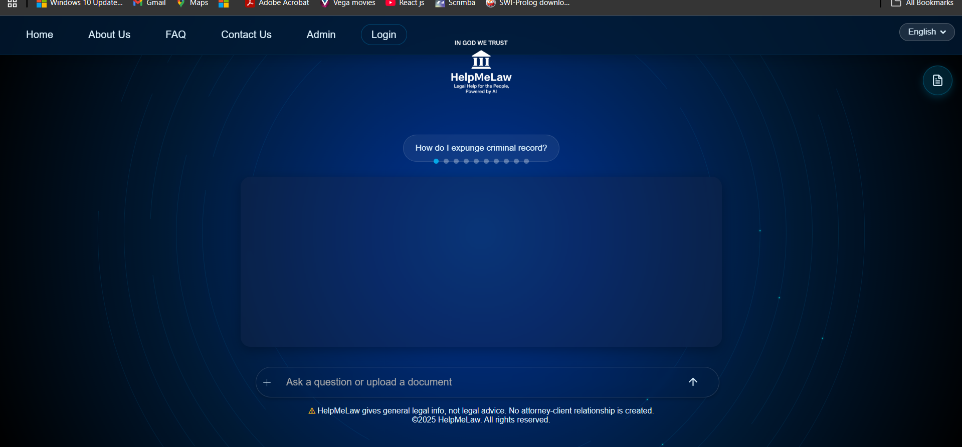 HelpMeLaw - AI Legal Assistant